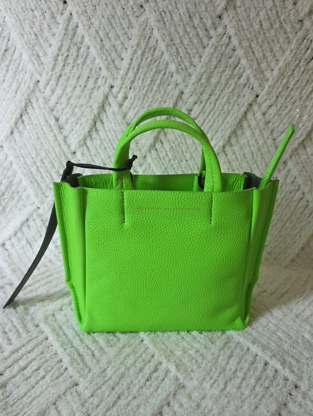 Neon Green Mini Tote Bag - Women
